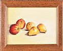 STILL LIFE, APPLES & PEARS by L. Waldron at Ross's Online Art Auctions