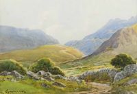 NEAR TRASSEY BRIDGE by George W.  Morrison at Ross's Online Art Auctions