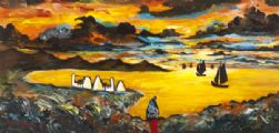 SAILING HOME by John  Kelly at Ross's Online Art Auctions