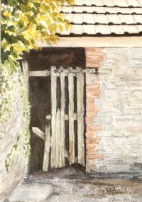 BROKEN GATEWAY by Clare Allison at Ross's Online Art Auctions