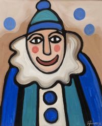 HAPPY CLOWN by J.P. Rooney at Ross's Online Art Auctions
