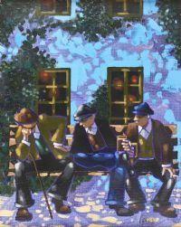 IN THE SHADE by George Callaghan at Ross's Online Art Auctions