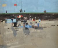 ON CASTLEGREGORY BEACH, KERRY by John Morris at Ross's Online Art Auctions