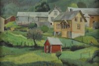FARMSTEAD by Bea Orpen HRHA at Ross's Online Art Auctions