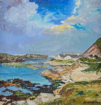 BALLINTOY HARBOUR by H. Loughran at Ross's Online Art Auctions