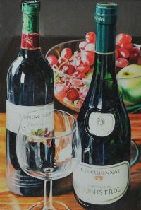 FRUIT & WINE by Sam Hamilton at Ross's Online Art Auctions