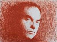 PORTRAIT OF VAN MORRISON by Ross Wilson ARUA at Ross's Online Art Auctions