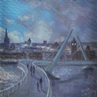 PEACE BRIDGE by Sean Loughrey at Ross's Online Art Auctions