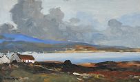 MORNING STORM, DONEGAL by Robert Dunleavey at Ross's Online Art Auctions