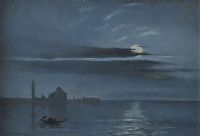 MOONLIGHT by A.E. Orpen at Ross's Online Art Auctions