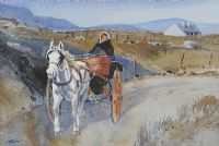 OFF TO TOWN by William McKibbin at Ross's Online Art Auctions