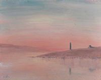 TOWER REFLECTIONS by Liam Blake at Ross's Online Art Auctions