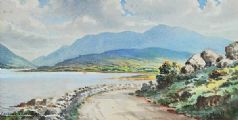 LEENANE, CONNEMARA by George Farrell at Ross's Online Art Auctions