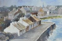 COTTAGES BY THE SEA by William McKibbin at Ross's Online Art Auctions