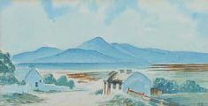 THE MOURNES FROM QUARTER HILL, KILLOUGH by Tom W. Irwin at Ross's Online Art Auctions