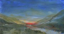 BLUE SKY OVER THE VALLEY by Liam Blake at Ross's Online Art Auctions