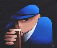 PINT OF STOUT by George Callaghan at Ross's Online Art Auctions