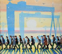 THE EARLY SHIFT by Cupar Pilson at Ross's Online Art Auctions