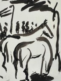 HORSES by Gerard Dillon at Ross's Online Art Auctions