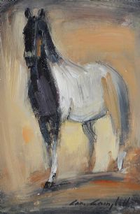 THE PIEBALD PONY by Con Campbell at Ross's Online Art Auctions