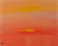ORANGE LIGHT IN THE MORNING by Liam Blake at Ross's Online Art Auctions