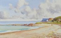 BEACH AT BALLYCASTLE by Samuel McLarnon UWS at Ross's Online Art Auctions