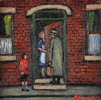 MR LOWRY THE RENT COLLECTOR by James Downie at Ross's Online Art Auctions