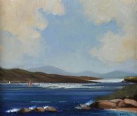 SUMMER SEASCAPE by Maura Taylor Buckley at Ross's Online Art Auctions