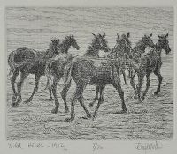 WILD HORSES by Enzo Plazzotta at Ross's Online Art Auctions