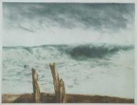 SEA BREAKER & WAVE by James Allen RUA at Ross's Online Art Auctions