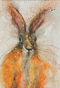 IRISH HARE by Audrey Smyth at Ross's Online Art Auctions