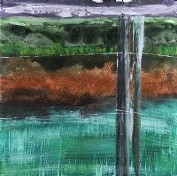 FENCED, THE ARDS PENINSULA by Anna Donovan at Ross's Online Art Auctions