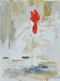 CHICKEN by Louise Mansfield at Ross's Online Art Auctions