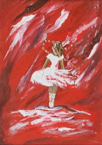 DANCER IN WHITE by Irish School at Ross's Online Art Auctions