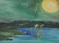 MOONLIGHT REFLECTIONS by Irish School at Ross's Online Art Auctions