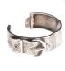 ENGRAVED STERLING SILVER 'BELT BUCKLE' CUFF at Ross's Online Art Auctions