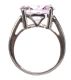 STERLING SILVER AND AMETHYST SOLITAIRE DRESS RING at Ross's Online Art Auctions
