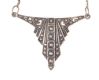 STERLING SILVER NECKLACE SET WITH MARCASITE at Ross's Online Art Auctions