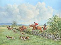 THE HUNT by George Bennett at Ross's Online Art Auctions