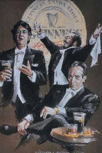 THE THREE TENORS by Michael McDade at Ross's Online Art Auctions