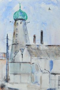 THE GUINNESS FACTORY by Anthony Malin at Ross's Online Art Auctions