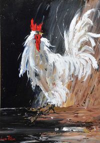 COCKEREL by Lorna Millar at Ross's Online Art Auctions
