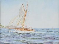 OUT SAILING by Irish School at Ross's Online Art Auctions