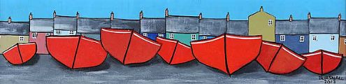 RED SEVEN by Paul Bursnall at Ross's Online Art Auctions