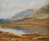 LOUGH INAGH AT BEN CORR, CONNEMARA by Vittorio Cirefice at Ross's Online Art Auctions