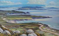 WESTWARDS TOWARDS ARRANMORE ISLAND, DONEGAL by Charles Caldwell at Ross's Online Art Auctions