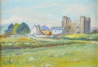 THE NORMAN KEEP AT GREENCASTLE by E. Owen at Ross's Online Art Auctions