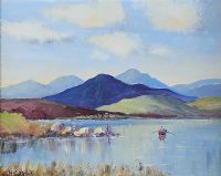 FISHING, DONEGAL by Tom McGoldrick at Ross's Online Art Auctions