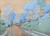 ROAD IN THE GLENS by James Stanley Prosser RUA at Ross's Online Art Auctions