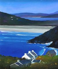 TRA NA ROSSAN BEACH by Sean Lorinyenko at Ross's Online Art Auctions
